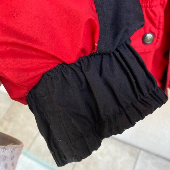 Ski Snowboard Jacket Size XL Men Red/Black Hooded  OUTDOOR VINTAGE HEAVY COAT - Picture 6 of 13
